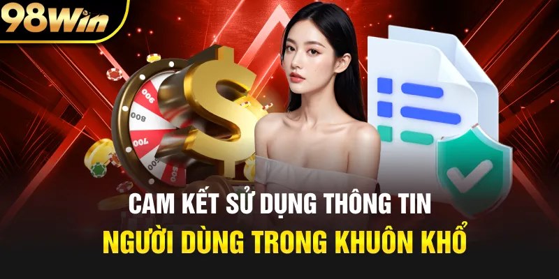 Nhà cái cam kết về mục đích sử dụng dữ liệu được bạn cung cấp